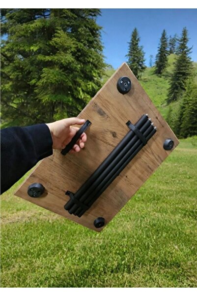 WOODENSA TAK KULLAN KAMP MASASI BAHÇE VE BALKON MASASI ÇAM SUNTA 60 X 45 X 49 CM