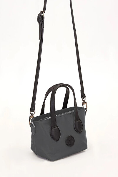 Lale Butik Levidor Satin Fabric Sports Casual Μικρή Τσάντα 930506 Indigo