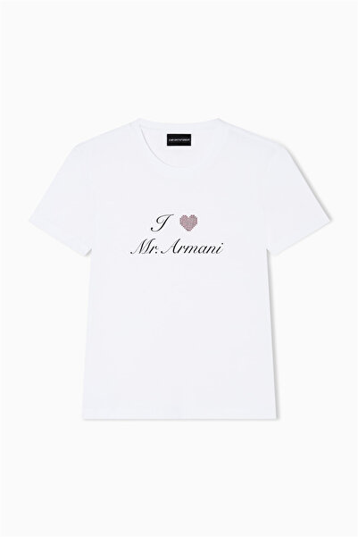 Emporio Armani Kadın Bisiklet Yaka T-Shirt