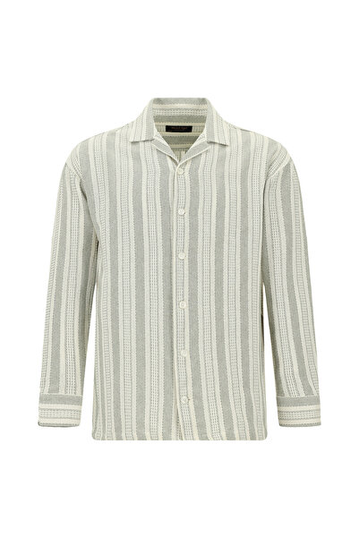 Abdullah Kiğılı Πουκάμισο - Γκρι - Αθλητισμός