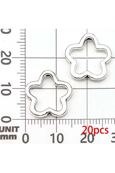 Choice Style 2 20pcs Beaded Frame Beads Spacer Bead Connectors, Heart Four Le...