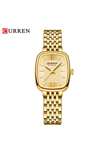 Choice3 ساعة كوارتز نسائية Curren D CURRN 9093 أنيقة وعصرية مرصعة بالألماس بس...