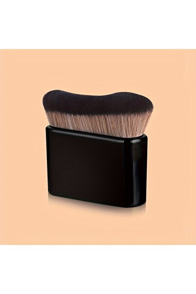 Choice3 black 1pc Wave Contour Makeup Brush, ABS Plastic Handle, Nylon Bristl...