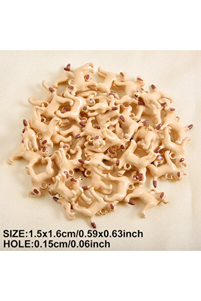 Choice6 M766-3 5 قطع/مجموعة قلادات ملونة من سبيكة معدنية بتصميمات حيوانات (حو...