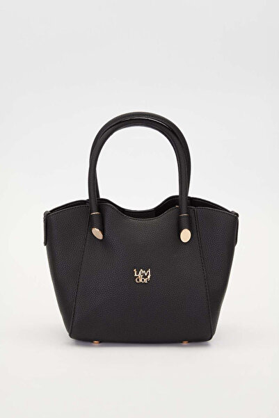 Lale Butik Δερμάτινη τσάντα Levidor με 3 θήκες και λουράκι με φερμουάρ 930538...