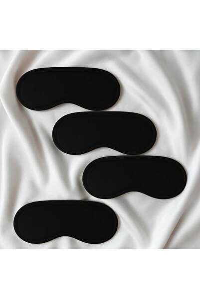 diclecollection 4 τμχ Μαύρα μαλακά άνετα γυαλιά ύπνου για αεροπλάνο, αυτοκίνη...