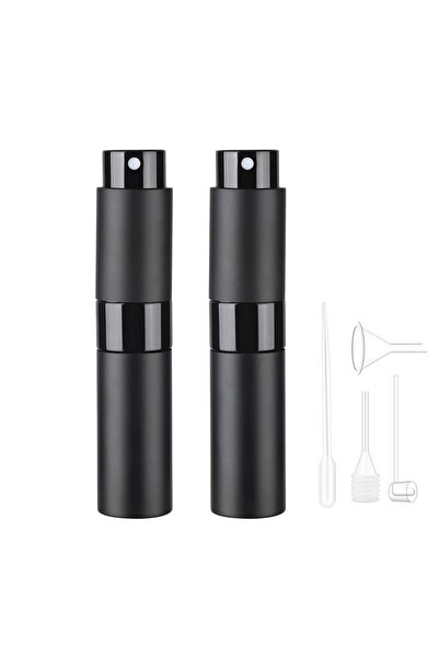 Choice زجاجة عطر زجاجية سعة 10 مل، قطعتان، مع 4 ملحقات، زجاجة موزع عطر سعة 8 ...