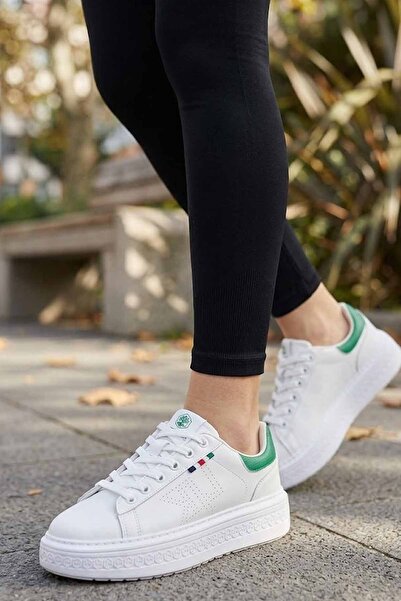 lumberjack Siyah Sneakers, Platform Tabanlı Spor Ayakkabı, Kadın Kalın Taban ...
