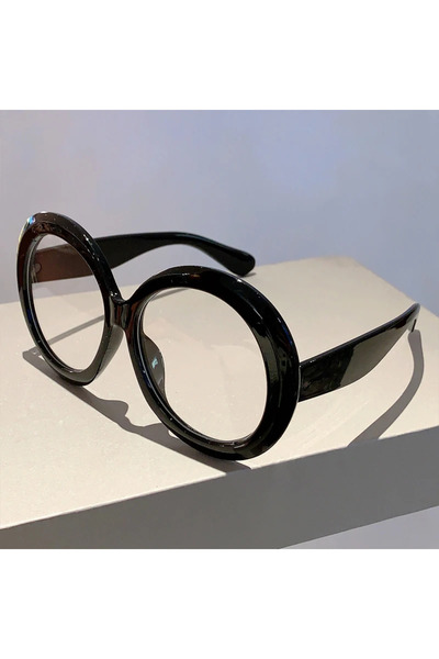 Choice1 black GM LUMIAS Oversized Round Optical Frames Women Stylish Fashion ...