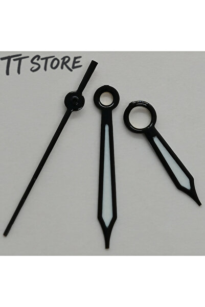 Choice3 عقارب ساعة سوداء NH35، إكسسوارات لتعديل ساعات سانتوس، عقارب مضيئة خضراء