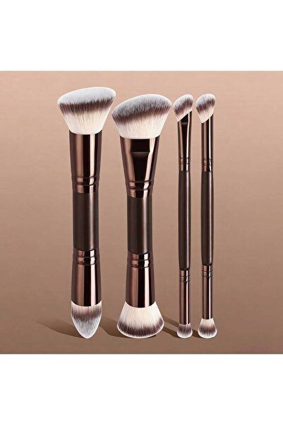 Choice1 4pcs-Coffee Brown 4/5Pcs Professional Facial Makeup Tools Set,With Fa...