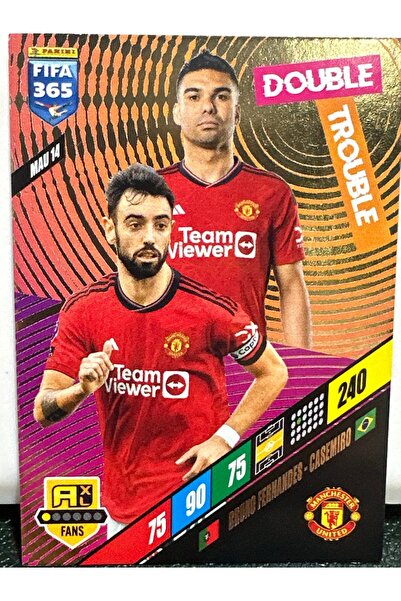 Panini مشكلة مزدوجة لمحبي برونو فرنانديز - كاسيميرو ألكس