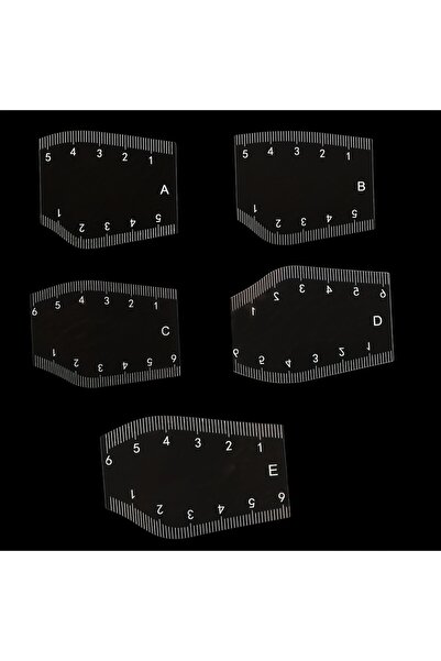 Choice 5pcs-Magic Tool 5pcs Eyebrow Shaping Stencil Set, Magic Tool for Eyebr...