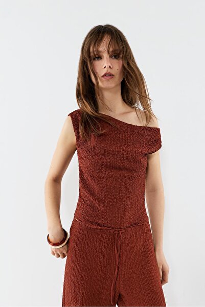 LEFTIES Asimetrik dokulu top