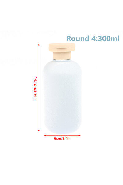 Choice4 موزع صابون رغوي بلاستيكي أخضر أفوكادو دائري سعة 300 مل (قطعة واحدة) 1...