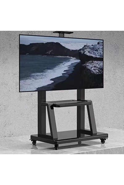 Snooe Mobile TV Stand for 32-65 Inch TVs with Adjustable Height, 50kg/110lbs ...