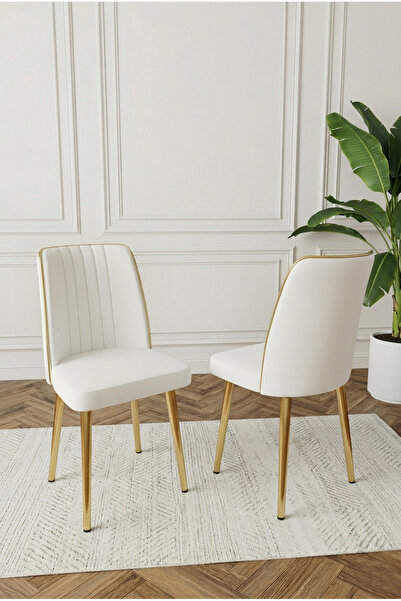 DEREN HOME Ada Gold 1 Adet Silinebilir Baby Face Kumaş Metal Ayak Mutfak Salo...