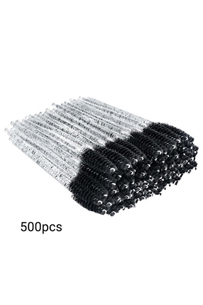 Choice4 Nylon A0008-500pcs black Wholesale 500pcs Eyelash Brushes Wands for B...