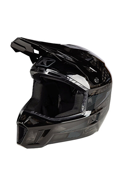 Klim F3 Striker Carbon Pro Cross Motosiklet Kaskı Siyah