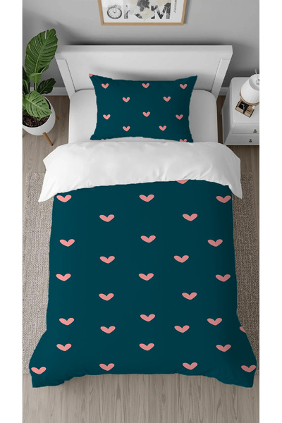 GREENDECOR Heart Love Affection Patterned Specially Designed with Digital Pri...