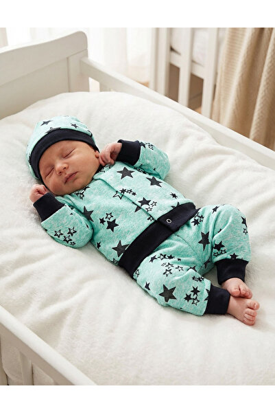 MiniKids Baby tracksuit All Star turquoise pattern