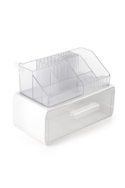 Choice Style A-White Acrylic Storage Rack Nail Art Tools Organizer Nail Salon...