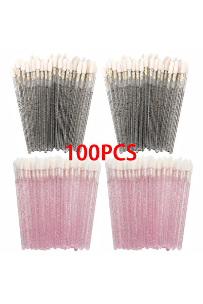 Choice3 BlackPink MIX 100PCS Applicator Wands Wholesale Disposable Lip 100/30...