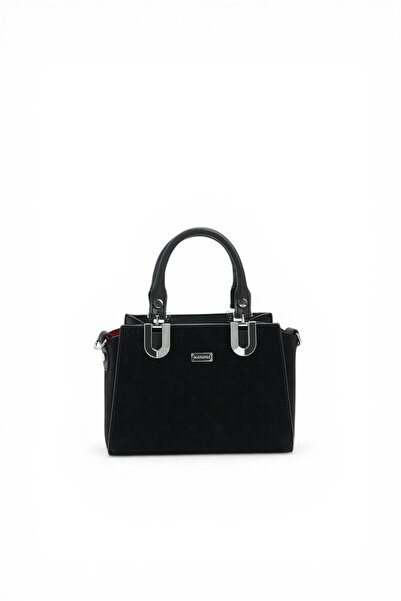 Silver Polo Silver & Polo Sp1281 Women's Handbag Fashion Black-Black