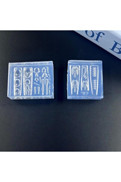 Choice1 JETTING 1Pcs A3 【ZYAL-1】1/2Pcs 3D Ribs Spine Bone Acrylic Mold DIY Do...