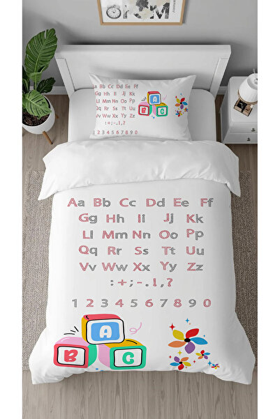 GREENDECOR English Alphabet Abcd Patterned Digital Printed Special Design Sty...