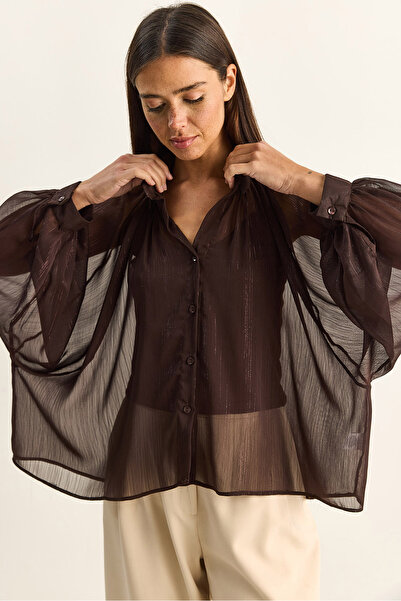 Bianco Lucci Πουκάμισο - Καφέ - Casual