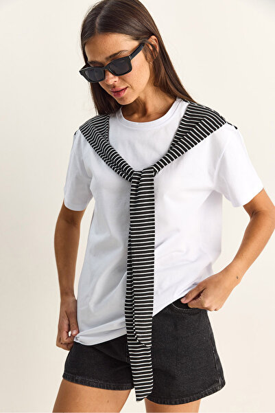 Bianco Lucci T-Shirt - Λευκό - Ευθεία