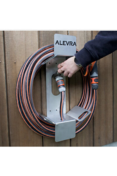 ALEVRA Metal Siyah Hortum Askısı Hortum Tutucu