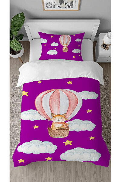 GREENDECOR Cloud Star Fox Patterned Digital Printed Special Design Single Duv...
