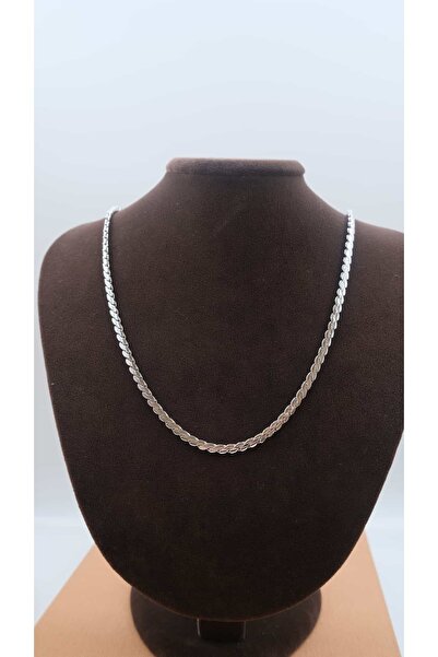 Jerie Silver Ezme Arpa Zincir Kolye