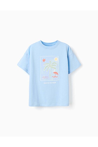 Ziddy Tshirt Ss Jersey, Light Blue