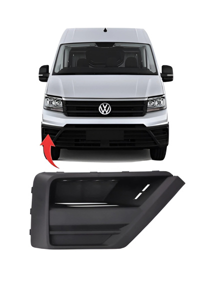 gkl Vw Crafter 2017>> Sağ Ön Tampon Kapagı 7C0853666