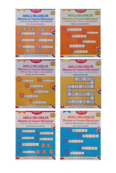 Sabri Ülker Vakfı Yayınları Literacy Set for 1St Grade 6 Books