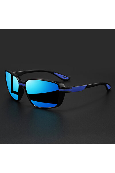 Choice3 C2-blue mirror Classic Oversized Square Sports Polarized Sunglasses -...