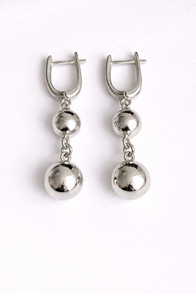 argint 925 Ασημένια σκουλαρίκια - Ασημί