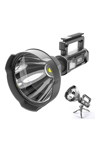 OEM Επαγγελματικός Φακός με LED XHP70.2, Εμβέλεια 800μ, 4 Λειτουργίες Φωτισμού