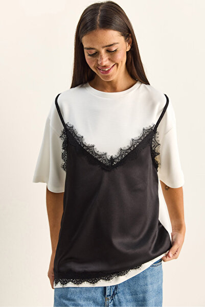 Bianco Lucci T-Shirt - Λευκό - Ευθεία