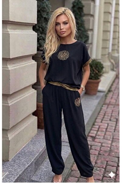 MAXORA SHOP Σετ δύο τεμαχίων - Μαύρο - Baggy