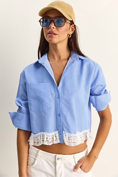 Bianco Lucci Πουκάμισο - Μπλε - Casual