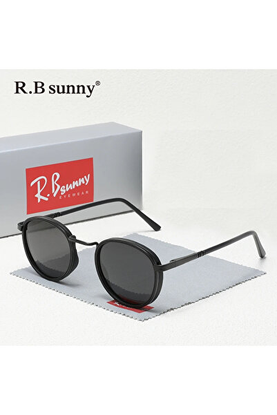 Choice3 Black Gray Retro Round Frame Sunglasses Men Polarized Luxury Women Dr...