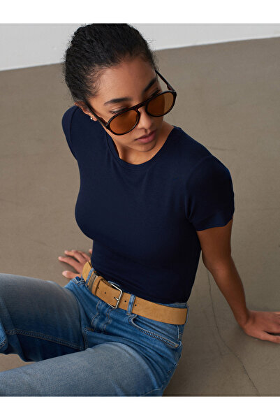 Dilvin T-Shirt - Ναυτικό μπλε - Κανονική εφαρμογή