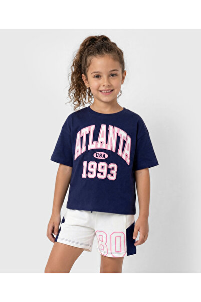Primo Gino Cotton Elastane Knit Half Sleeves Oversized T-Shirt & Shorts Set T...