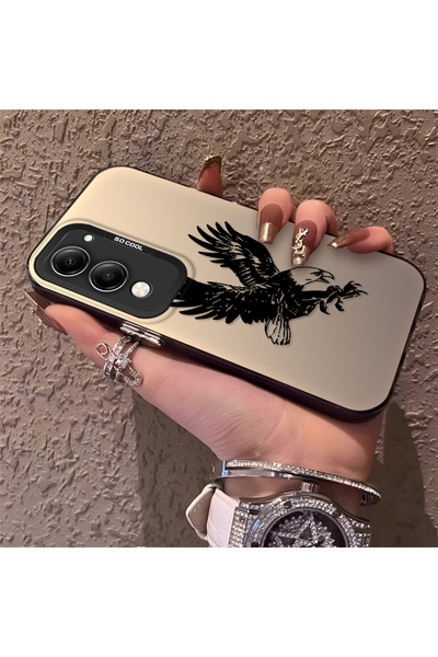 PATTERNOVA Vivo Y04 Compatible Eagle Case, Daily Use, Anti-Drop, Anti-Slip, Protects the Camera