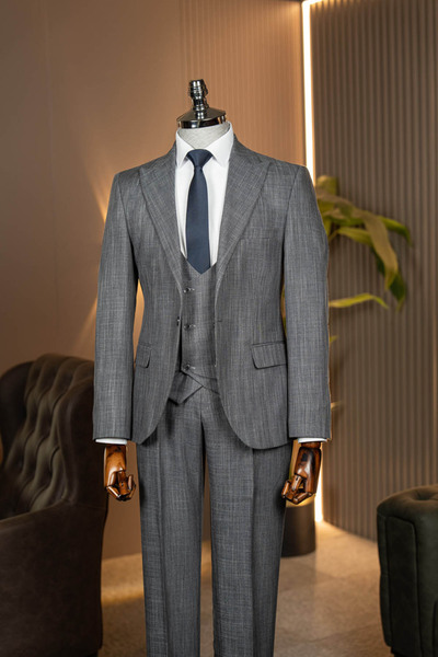 terzi ayhan Terzi Ayhan Yelekli Takım Elbise –SlimFit 1 beden büyük tercih ediniz.