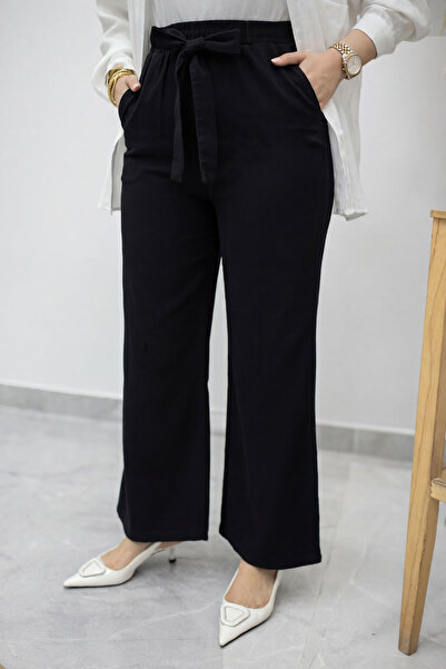 Tesettür Dünyası Λιτό παντελόνι - Μαύρο - Regular